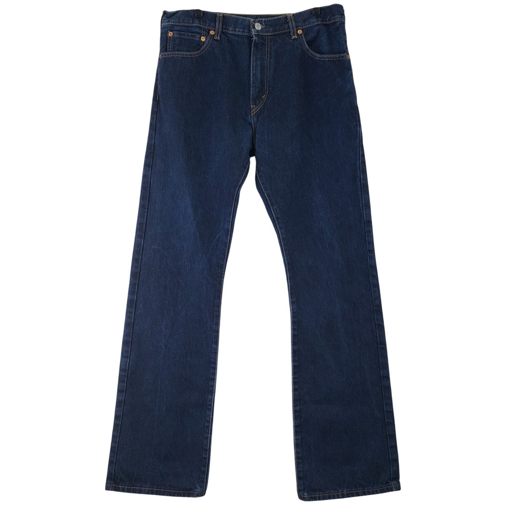 Levis 517 Bootcut Jeans Mens 34x34 Dark Blue Western Cowboy Denim Classic Ranch